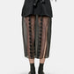 Ribbon Daisy Chain Multi Slit Skirt