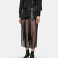 Ribbon Daisy Chain Multi Slit Skirt