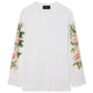Rose Banquet Print LS T-Shirt