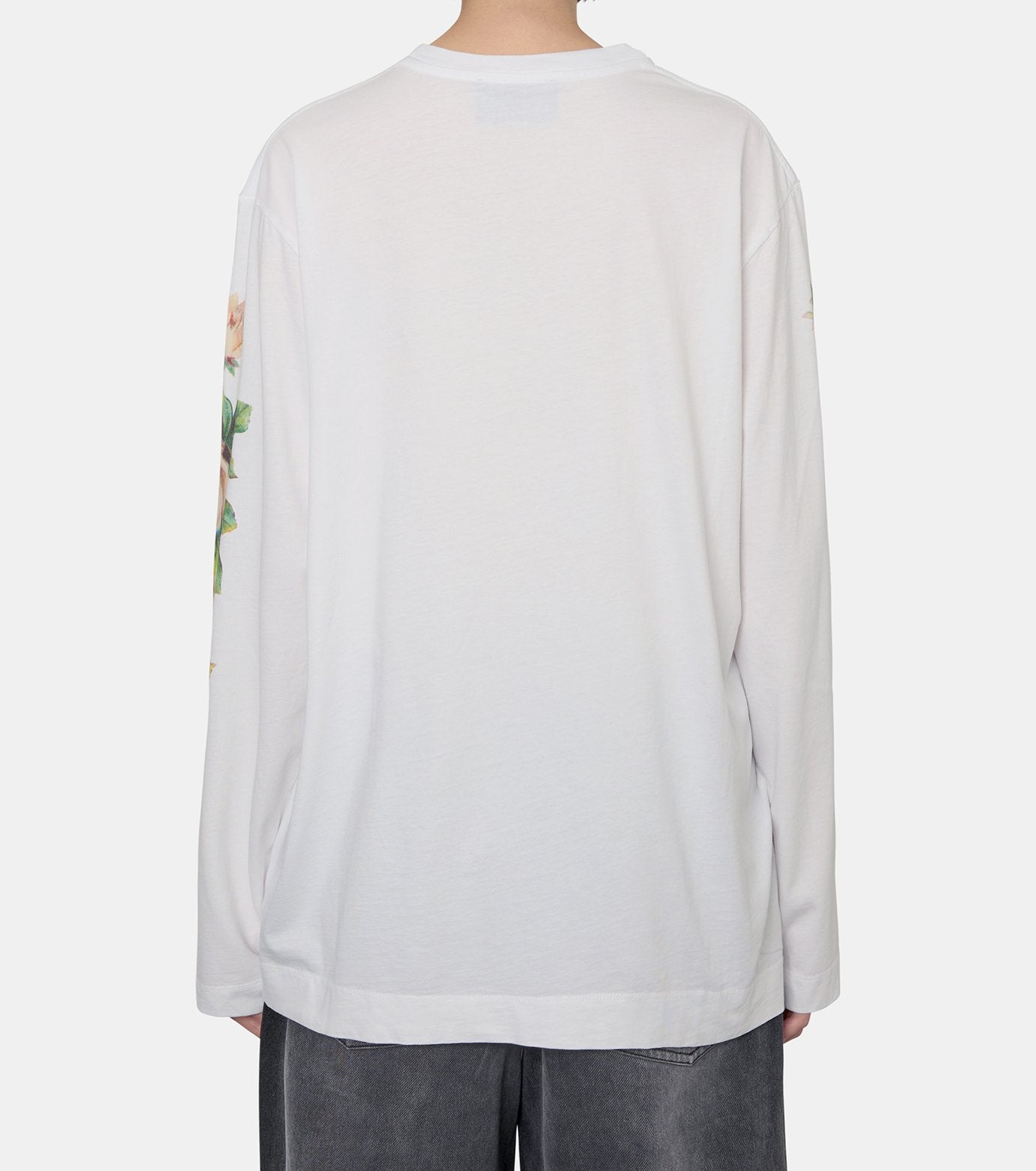 Rose Banquet Print LS T-Shirt