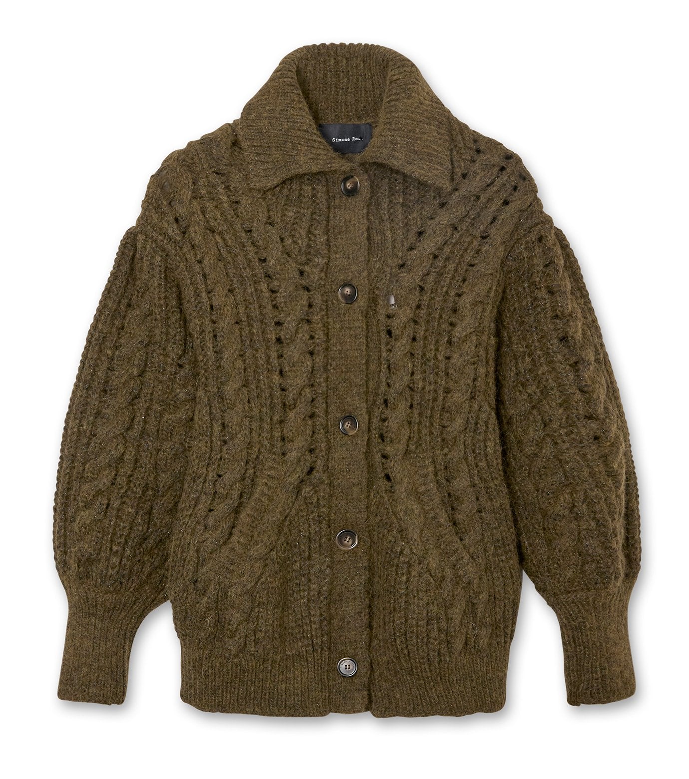 Sculpted Collared Chunky Knit CD