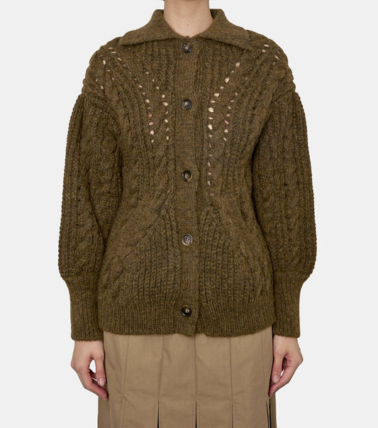 Sculpted Collared Chunky Knit CD