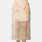Sheer Organza Pencil Skirt