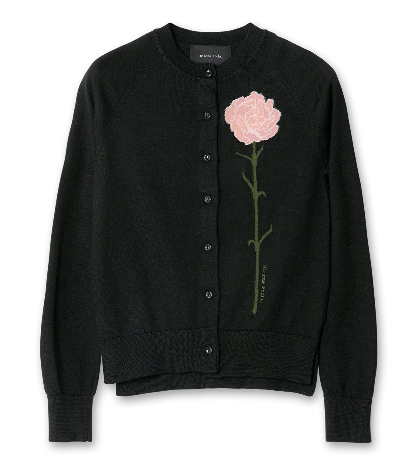 Carnation Detail LS Cardigan