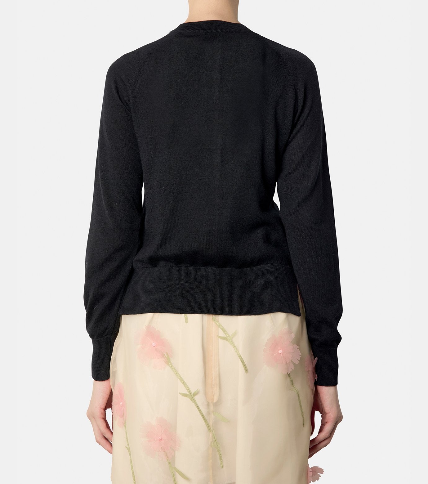 Carnation Detail LS Cardigan