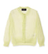 Cropped LS Cardigan w/Bow Ribbon