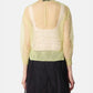 Cropped LS Cardigan w/Bow Ribbon