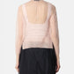 Cropped LS Cardigan w/Bow Ribbon