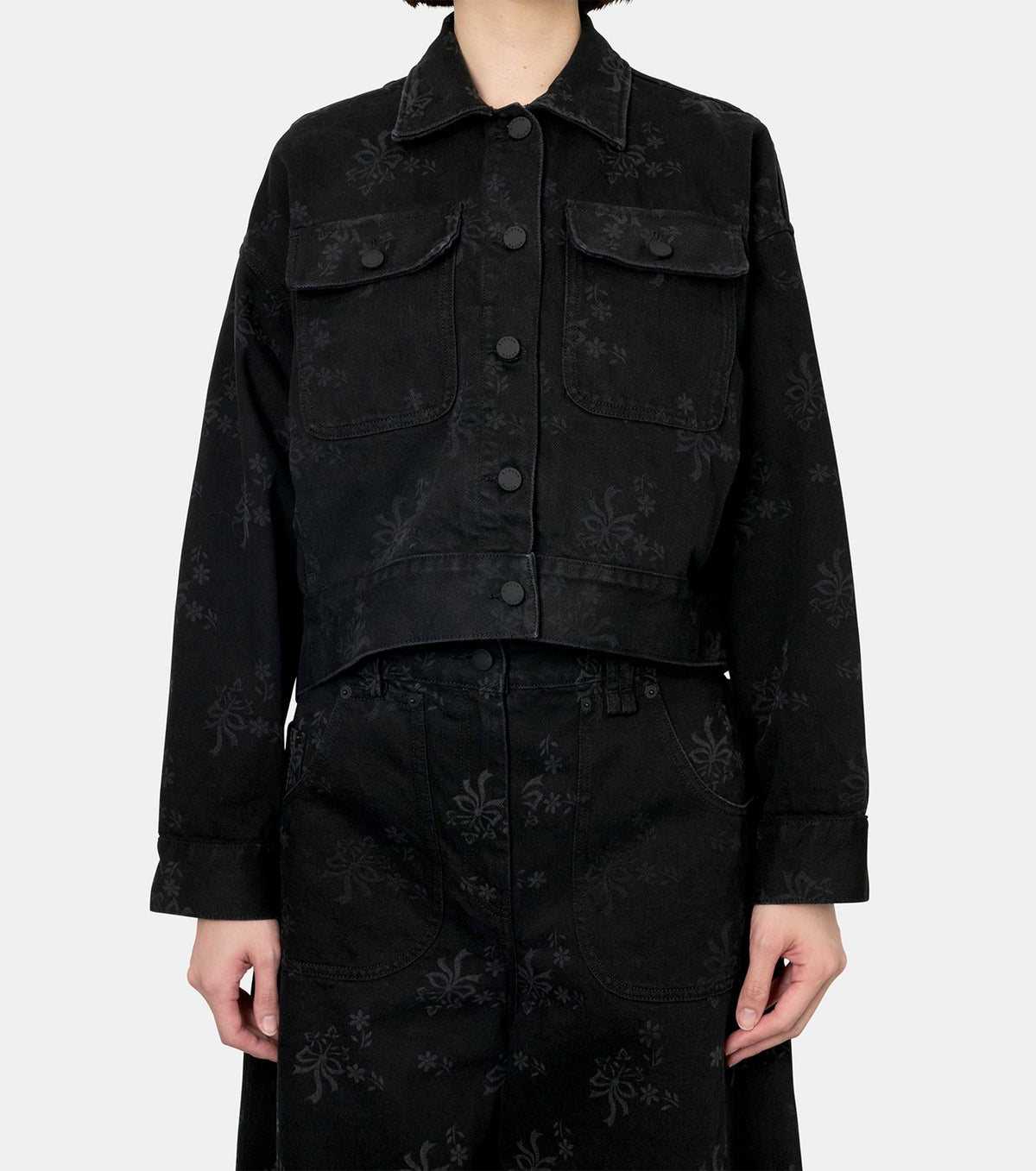 Cropped Utility Pocket Workwear JK