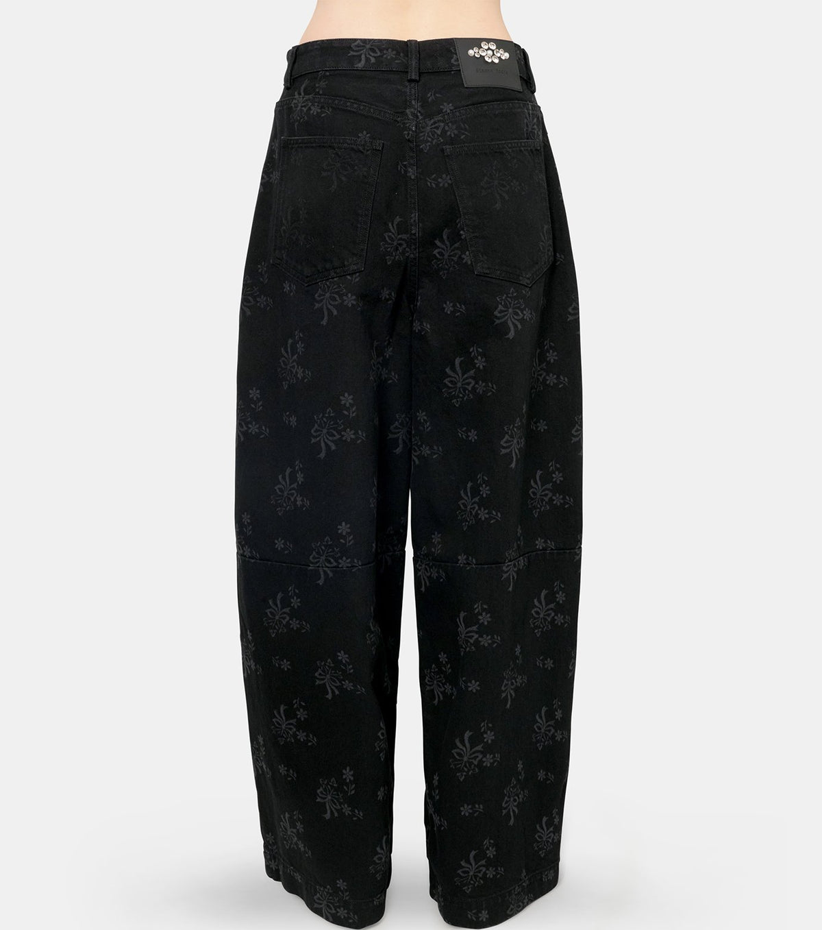 Wide Leg Utility Curve Jeans