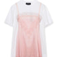 Satin Slip Drs Trompe l'Oeil PrintT