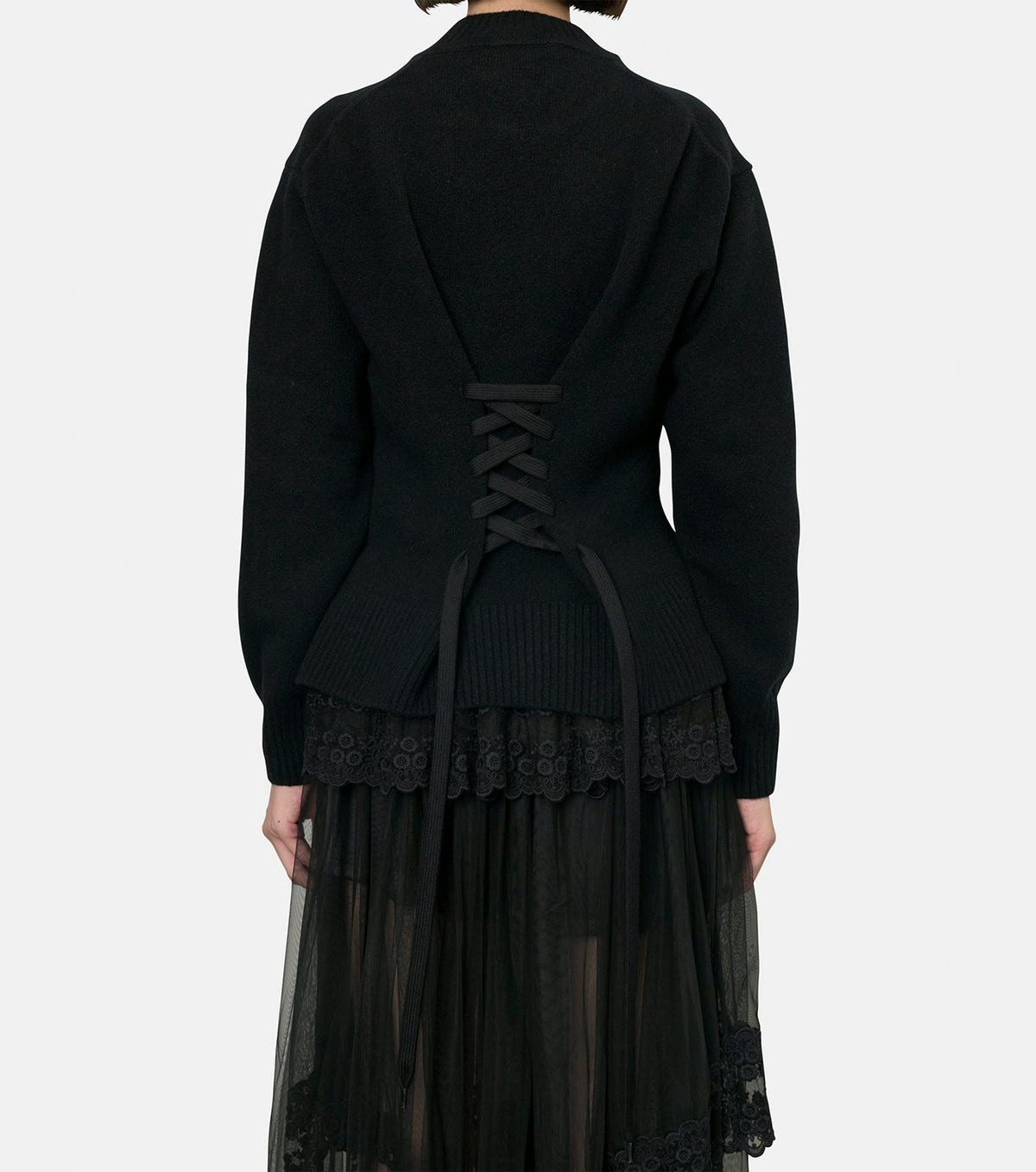 Merino Sculpted Corset Jumper