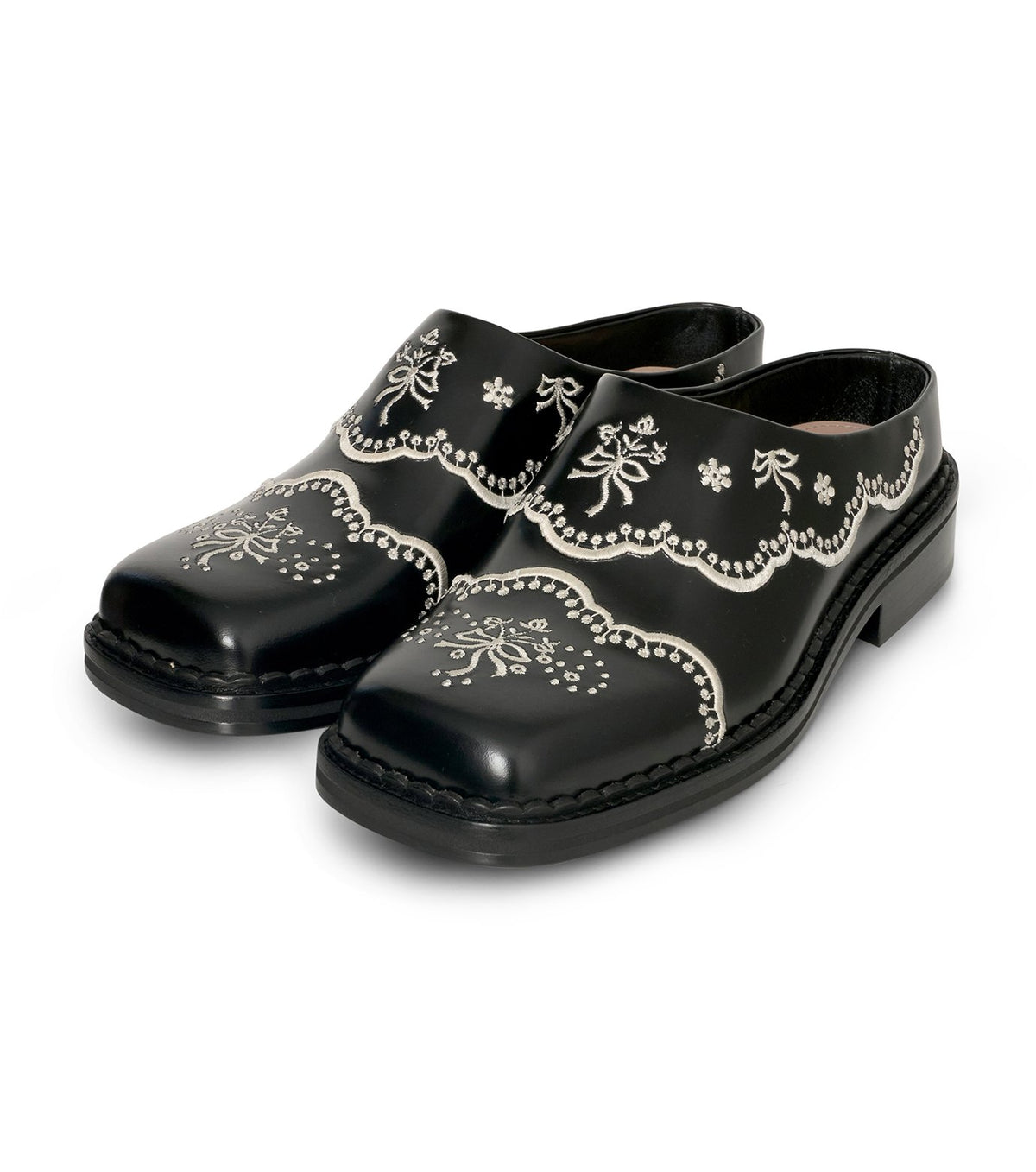 Floral Lace Mule