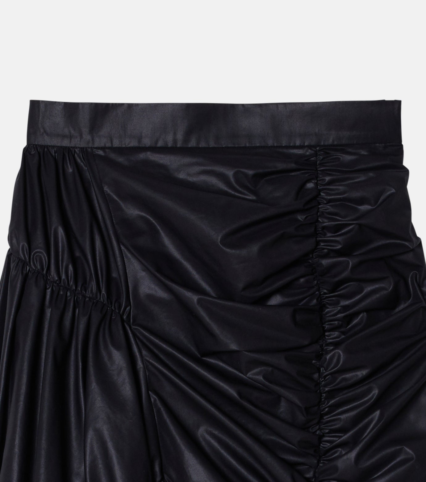 Shirring Taffeta Skirt