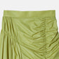 Shirring Taffeta Skirt