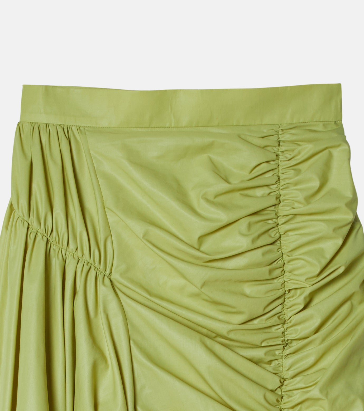 Shirring Taffeta Skirt