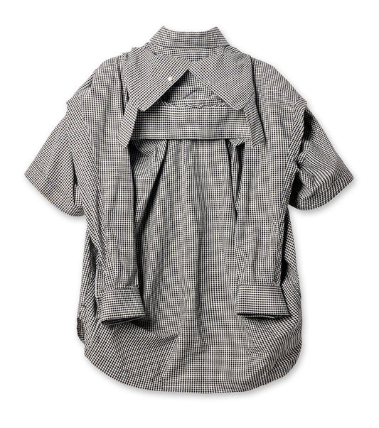 SHAWL LAYERED H/S SHIRTS