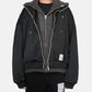 TRACK JACKET LAYERED SWEAT PARKA
