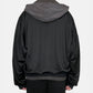 TRACK JACKET LAYERED SWEAT PARKA