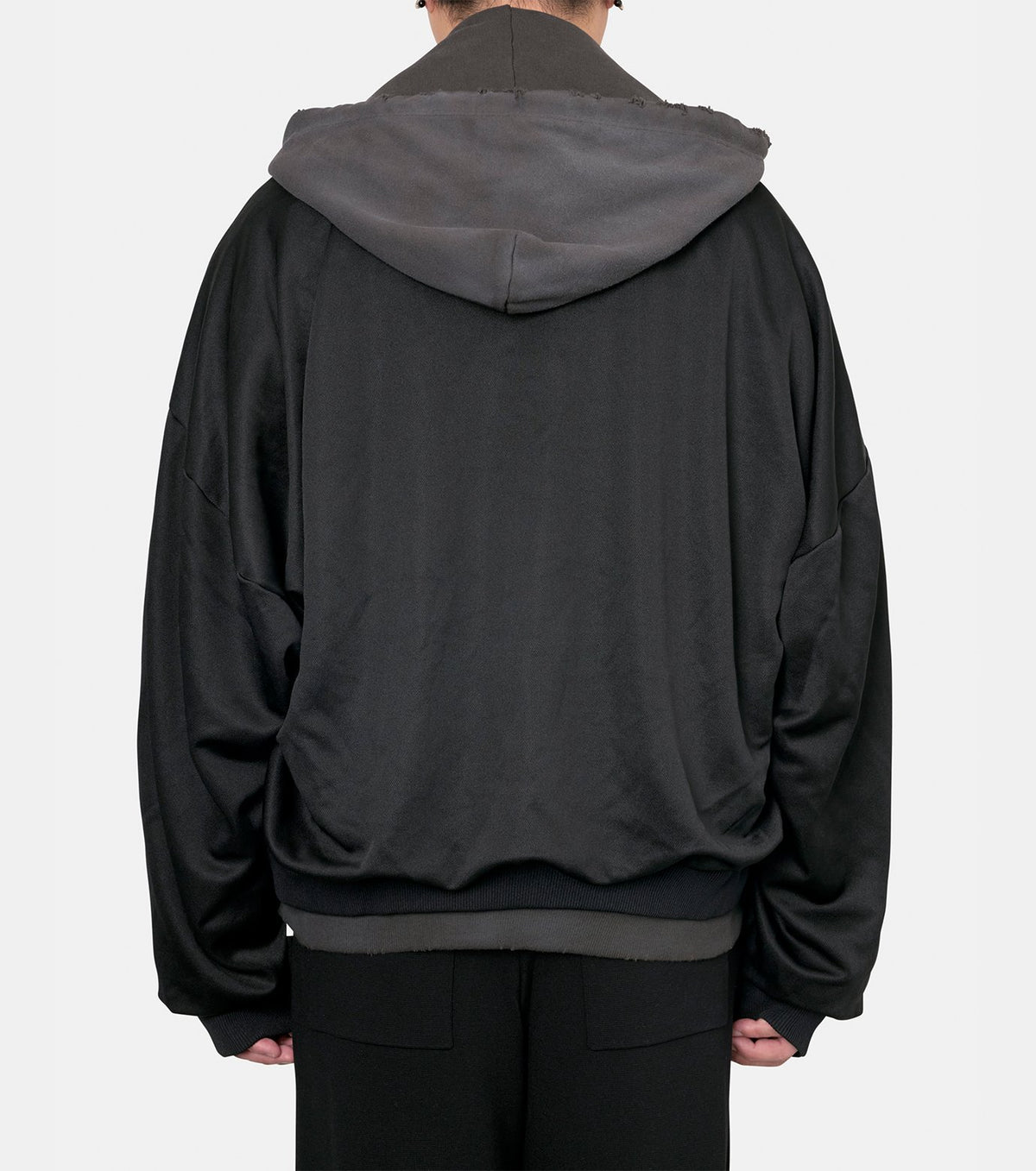 TRACK JACKET LAYERED SWEAT PARKA