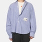 OFFSET FRONT SHIRT