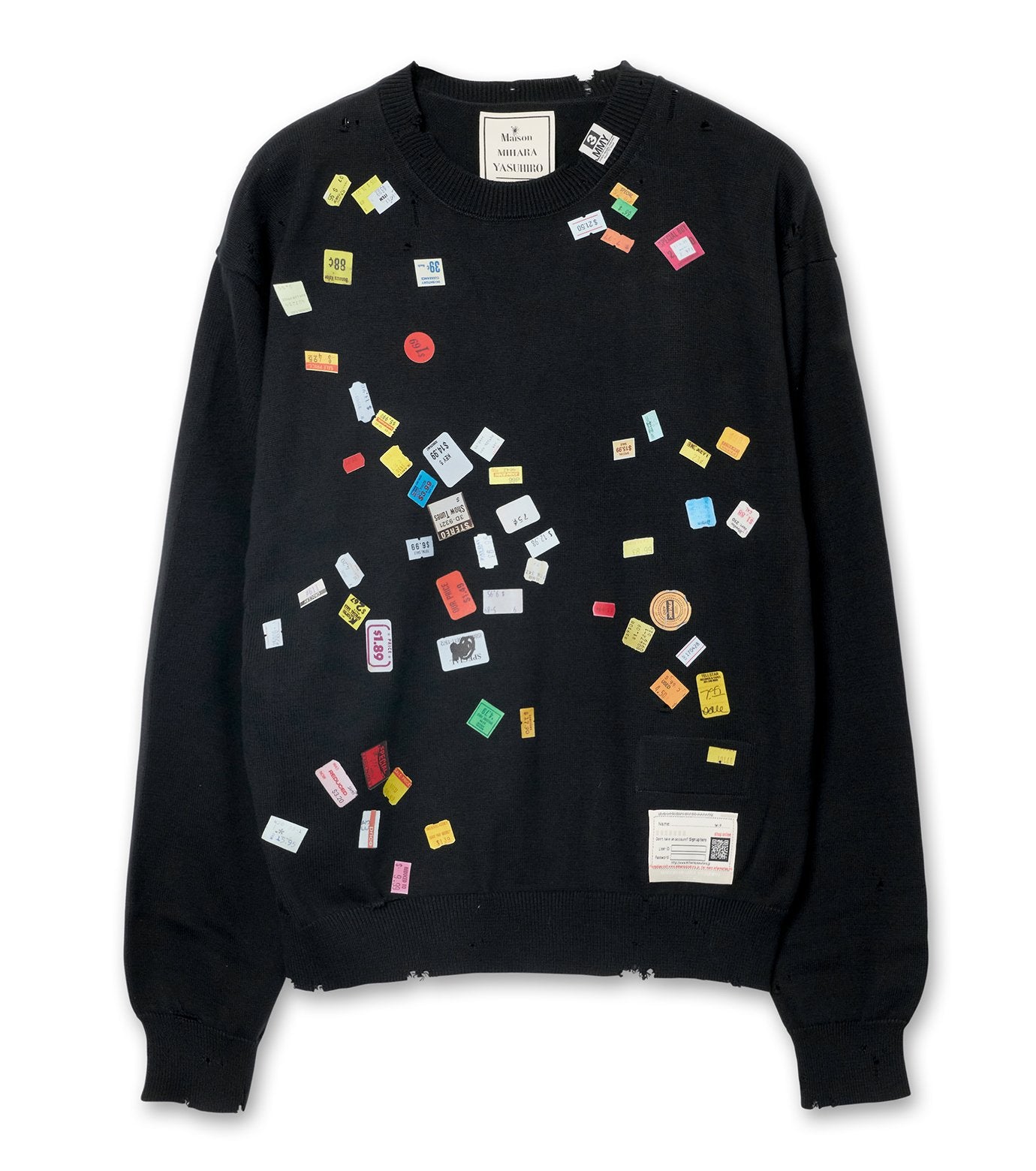 PRICE STICKER KNIT PULLOVER