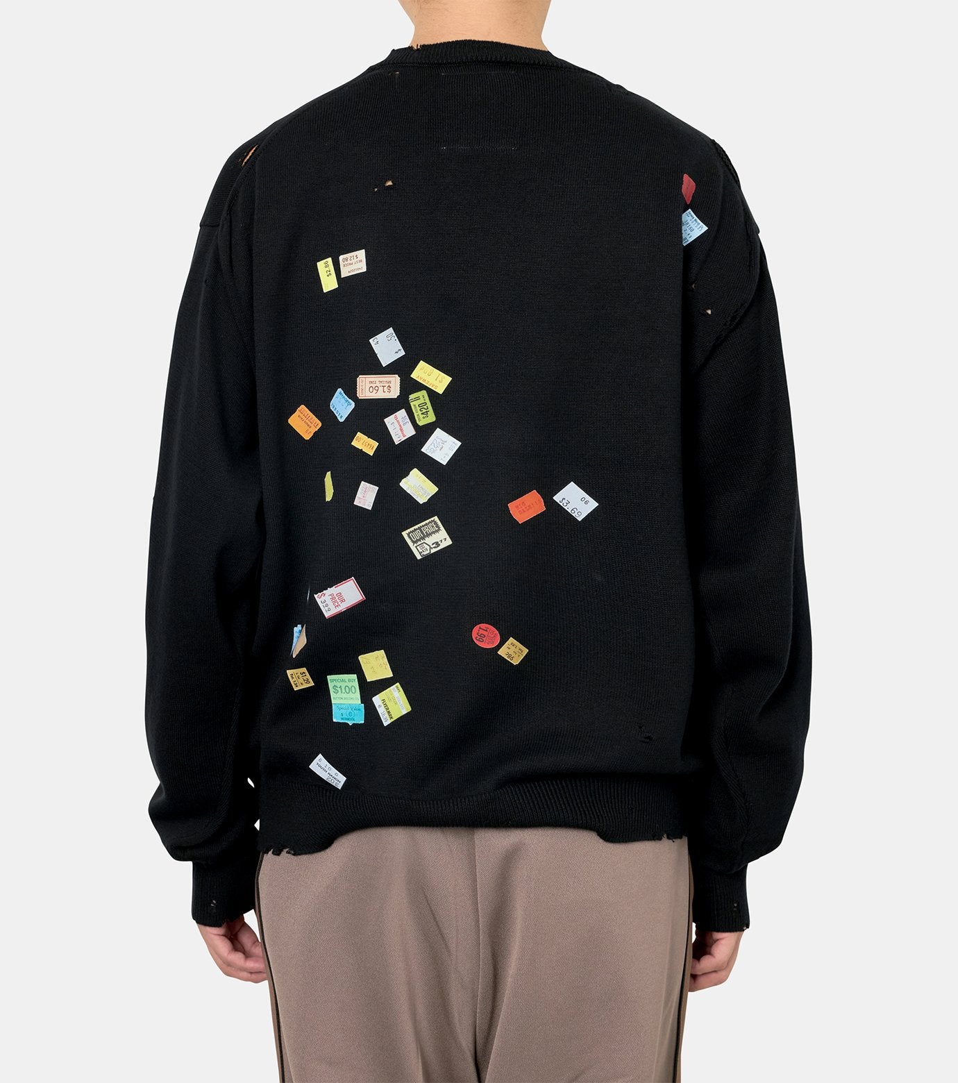 PRICE STICKER KNIT PULLOVER