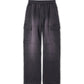 FLEECE GARMENT DYE CARGO PANTS