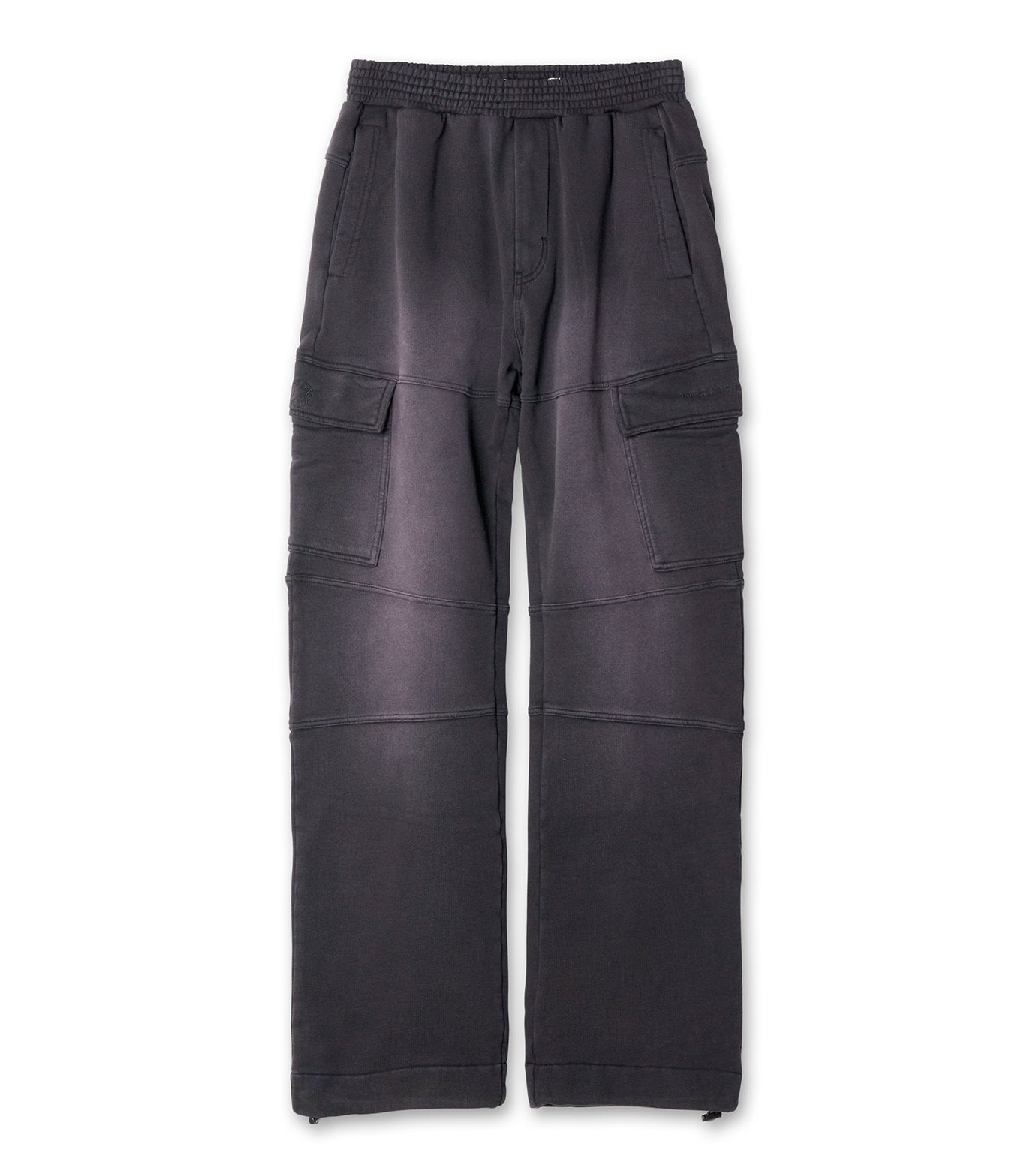 FLEECE GARMENT DYE CARGO PANTS