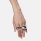 3 Finger Drop Metal Ring