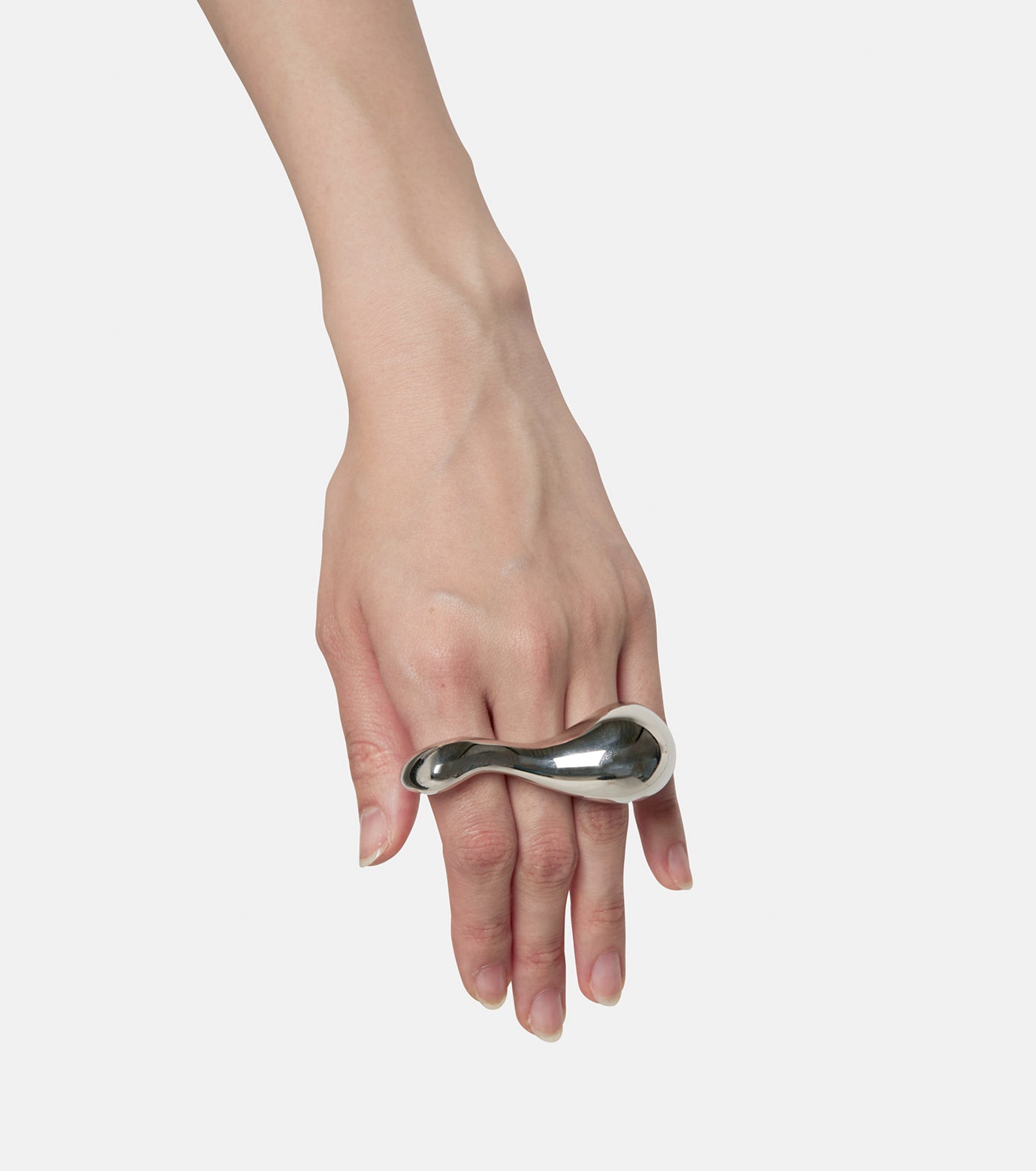 3 Finger Drop Metal Ring