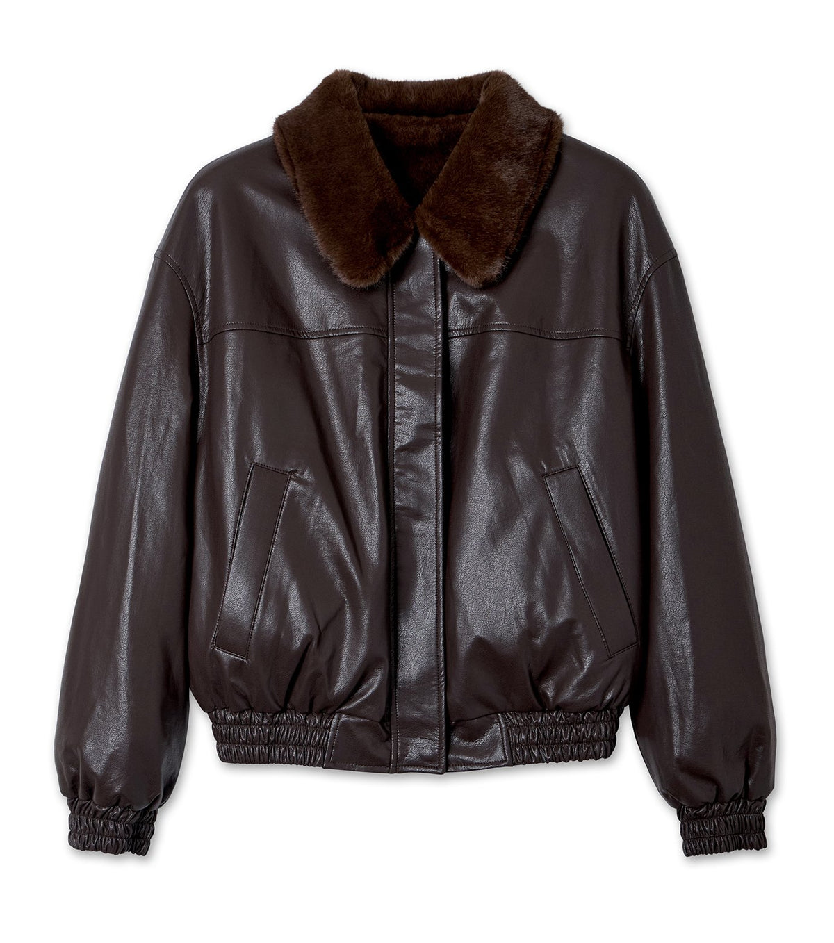 Reversible Fur-Cullar Jacket