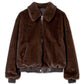 Reversible Fur-Cullar Jacket