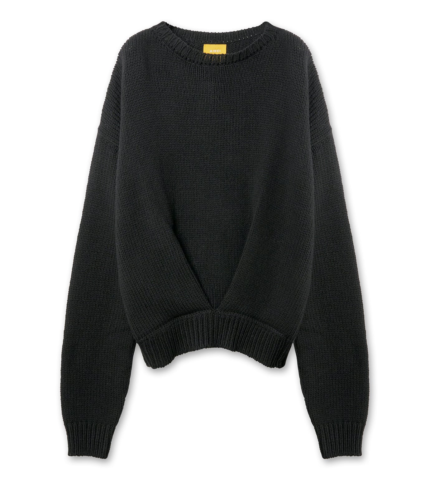 MEN BOX PLEAT SWEATER KNIT