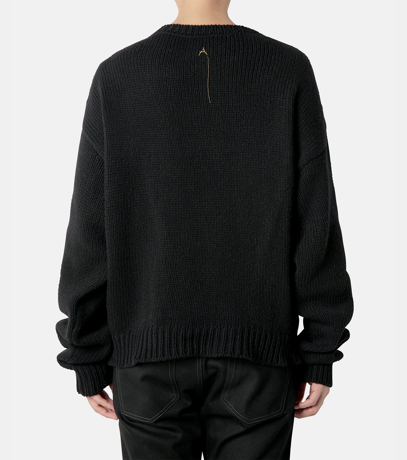 MEN BOX PLEAT SWEATER KNIT