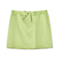 Ribbon Satin Mini Skirt