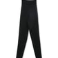 Black Belted Knit Leggings