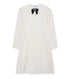 White Lace BibKnit Mini Dress