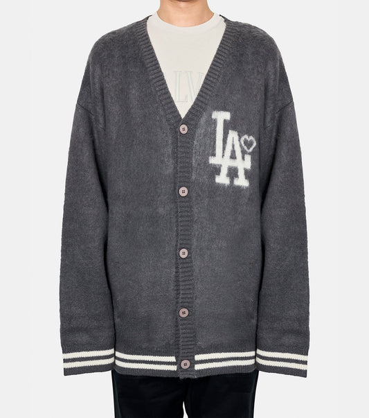 Dodgers Logo Knit Cardigan