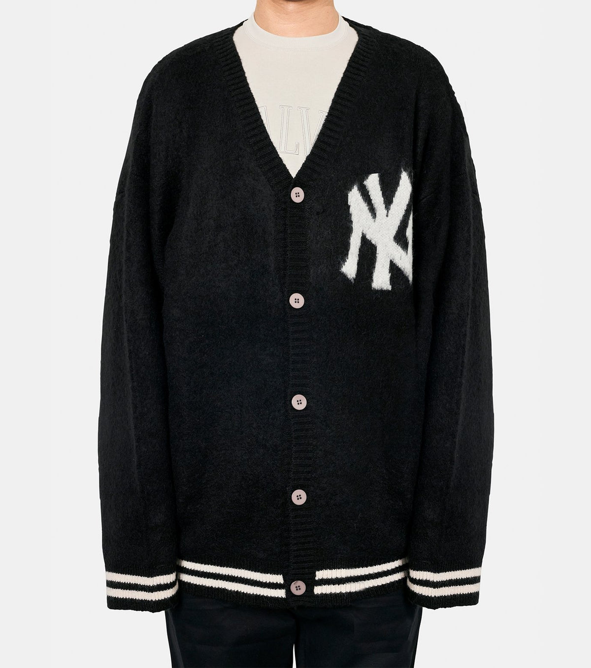 Yankees Logo Knit Cardigan