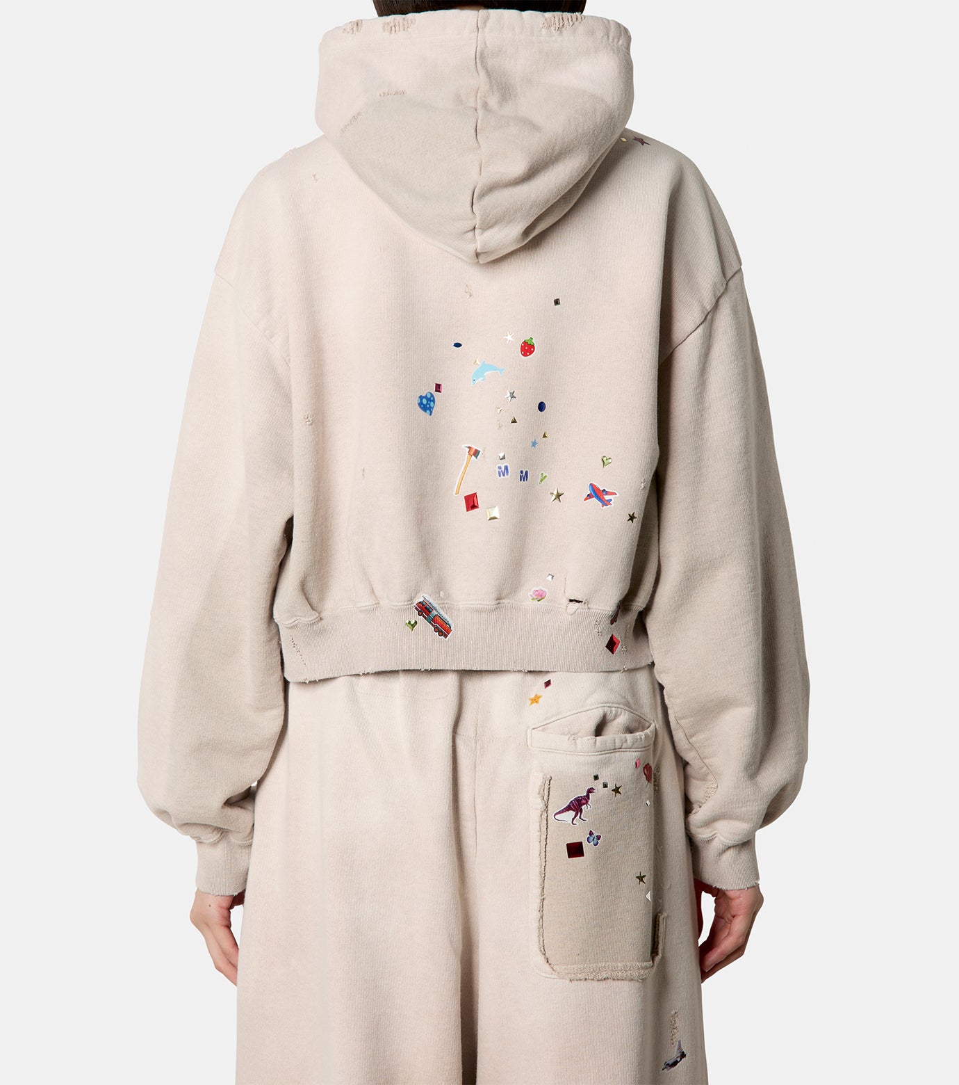 Sun Faded Sticker Hoodie