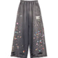 Sun Faded Sticker Wide Pants