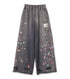 Sun Faded Sticker Wide Pants