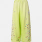 Sun Faded Sticker Wide Pants