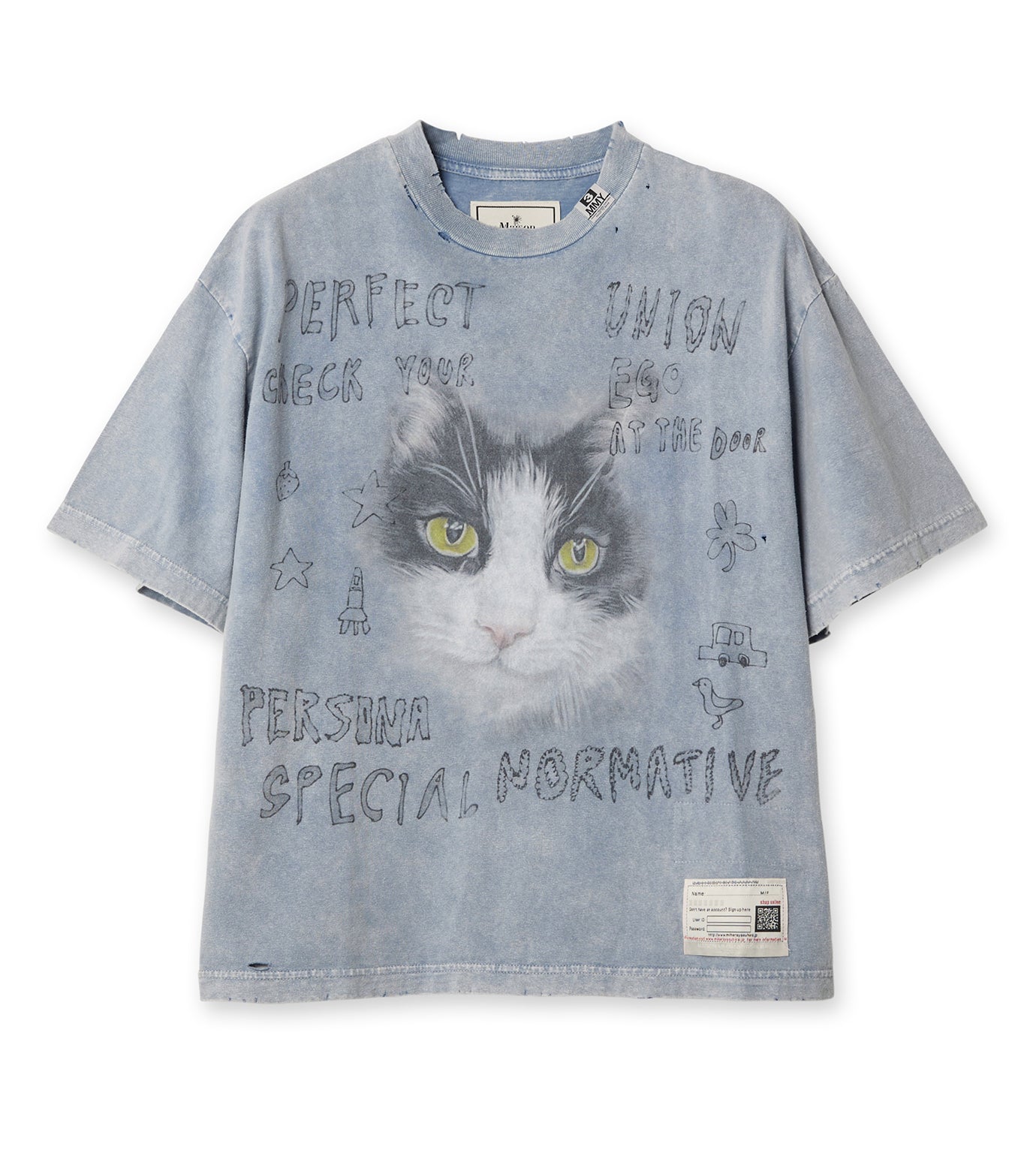 Bleached Cat Tee