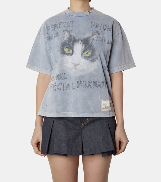 Bleached Cat Tee