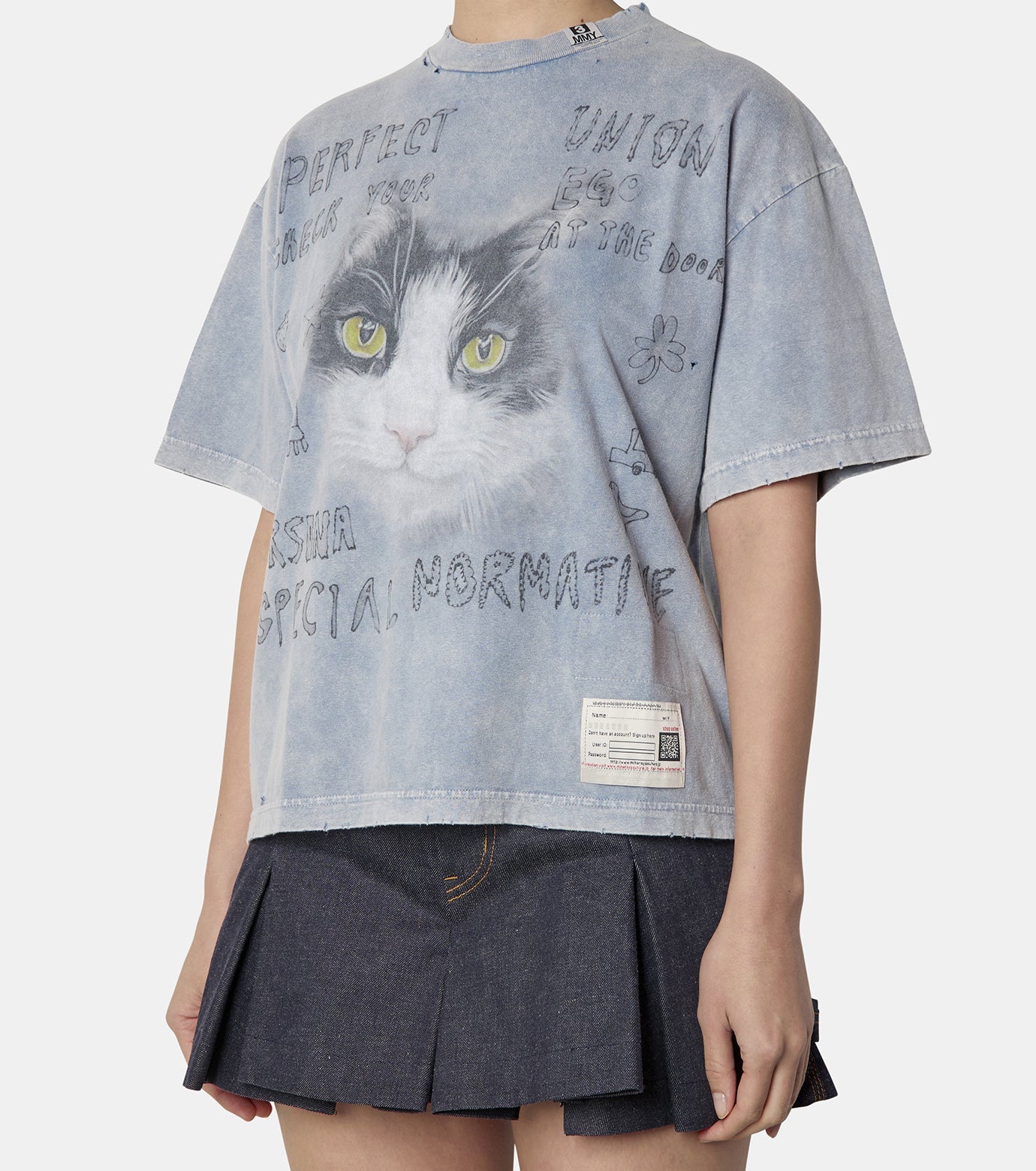 Bleached Cat Tee