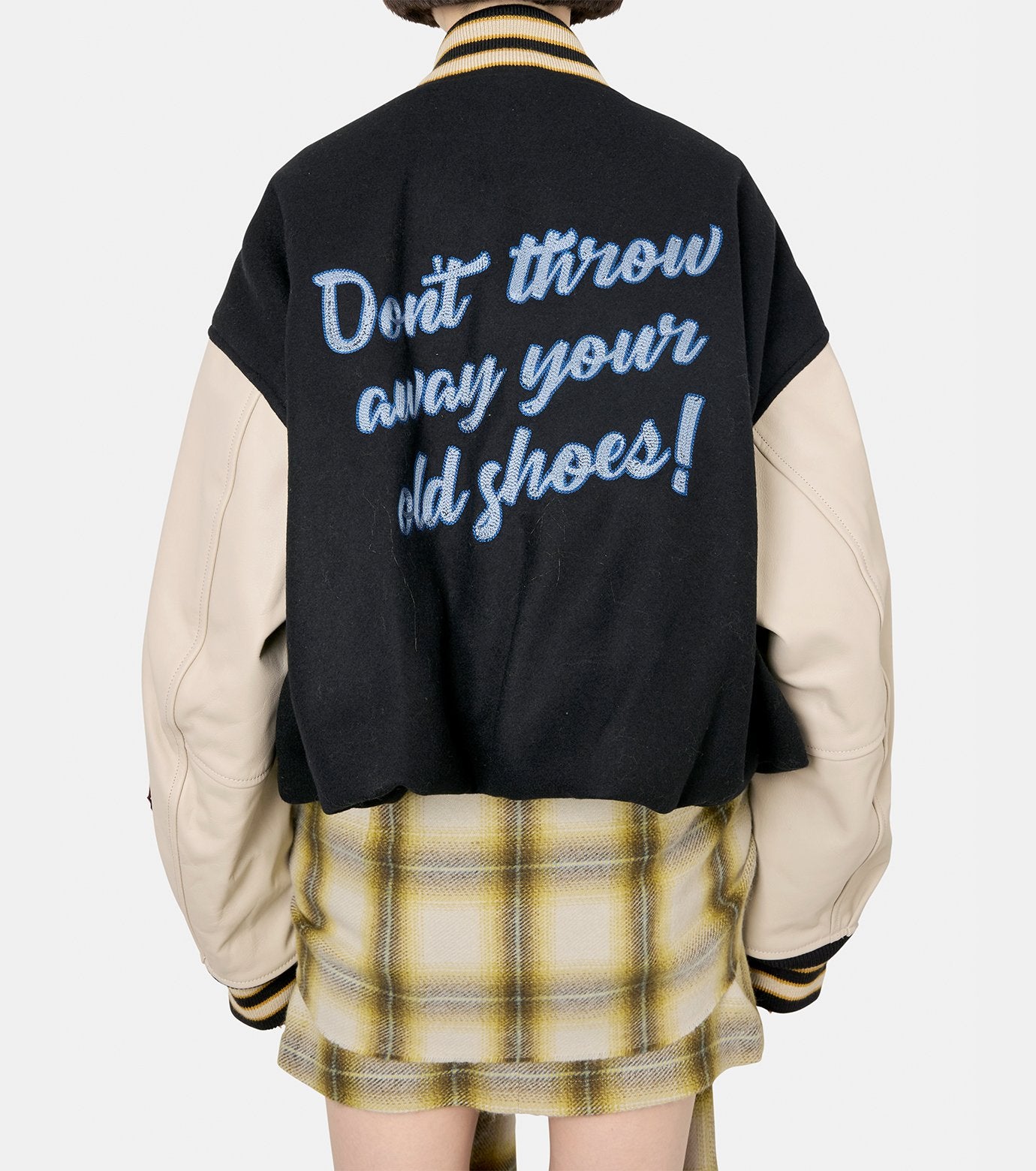 Roll-Up Hem Stadium Jumper