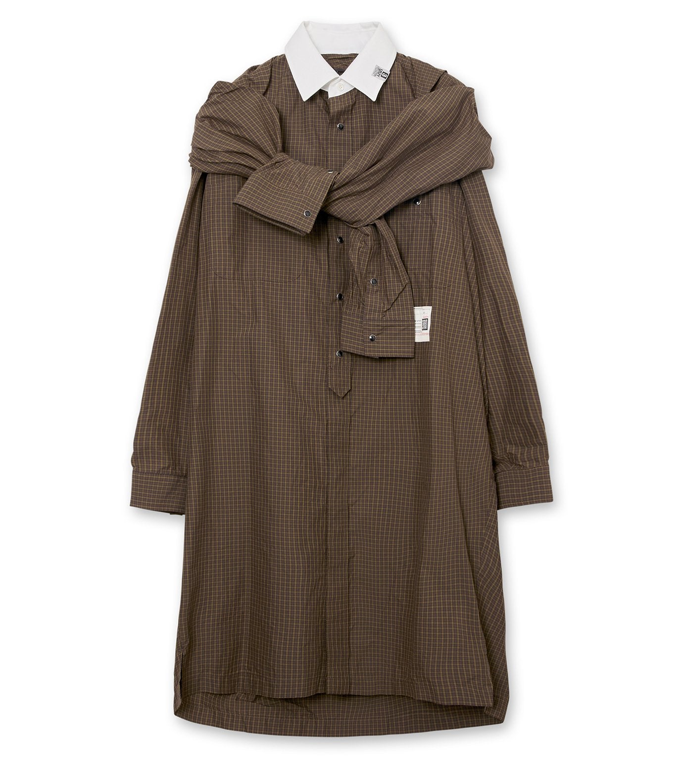 Shawl Layered Shirts Dress