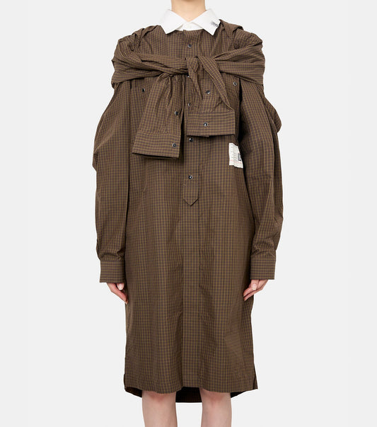 Shawl Layered Shirts Dress